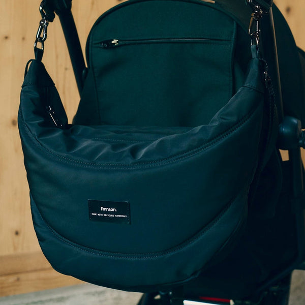 Osma Eco Stroller Organiser With Stroller Clips (Black)