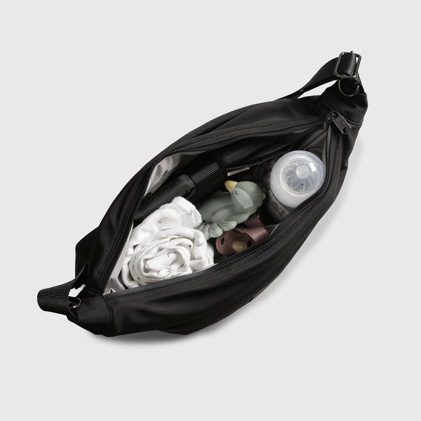 Osma Eco Stroller Organiser With Stroller Clips (Black)