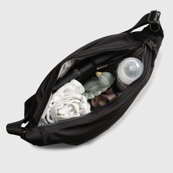 Osma Eco Stroller Organiser With Stroller Clips (Black)