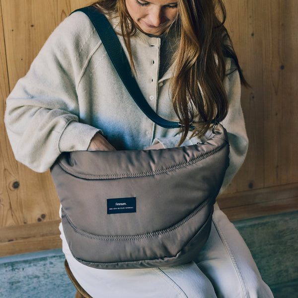 Osma Eco Stroller Organiser With Stroller Clips (Mocha)