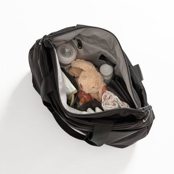 Sigrid Eco Changing Bag With Changing Mat (Black)