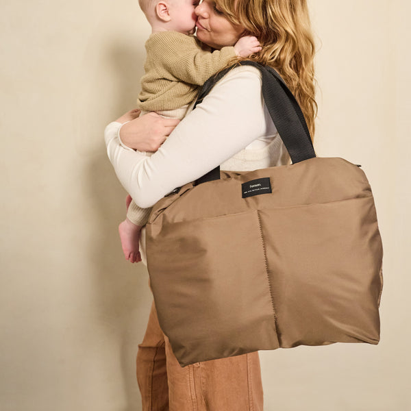 Sigrid Eco Changing Bag With Changing Mat (Mocha)