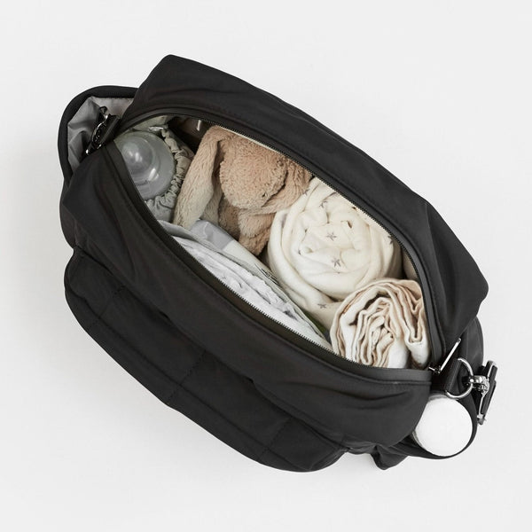 Freya Eco Oversized Stroller Organiser with Stroller Clips (Black)