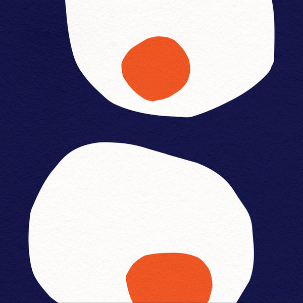 F for Fried Eggs- Alphabet Art Print