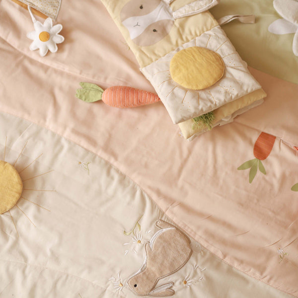 Organic Cotton Sensory Activity Playmat (Chamomile)