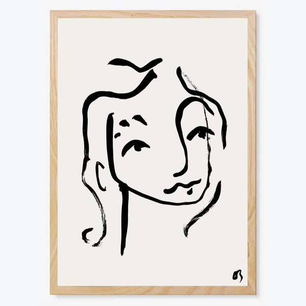 Woman in the Sun Art Print