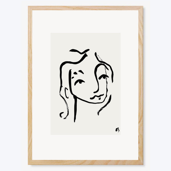 Woman in the Sun Art Print