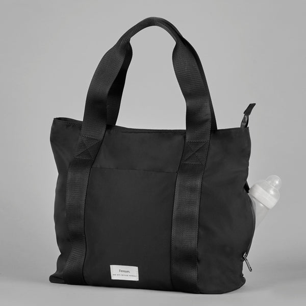 Selby Mama Tote Bag with Change Mat (Black)