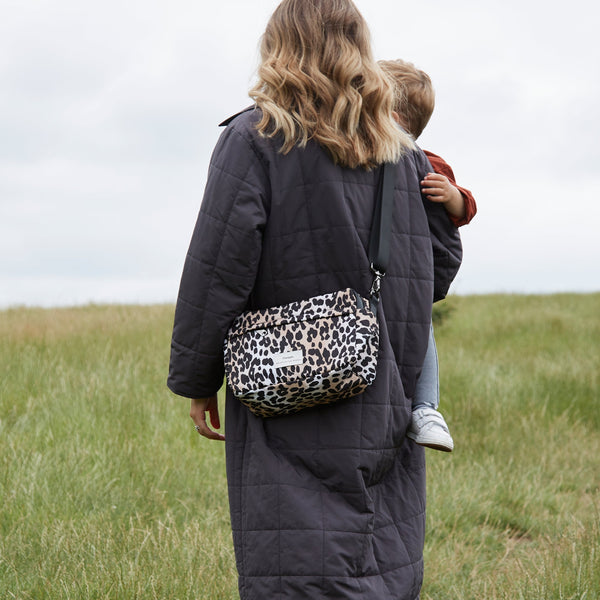 Frida Eco Stroller Organiser With Stroller Clips (Leopard)