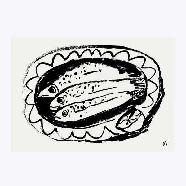 Three Sardines Art Print