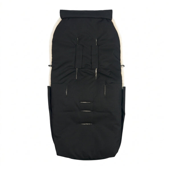 Sheepskin Universal Fixed Harness Buggy Puffmuff (Noir)