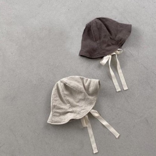 Frey Baby Sun Hat with Ties (Cocoa)