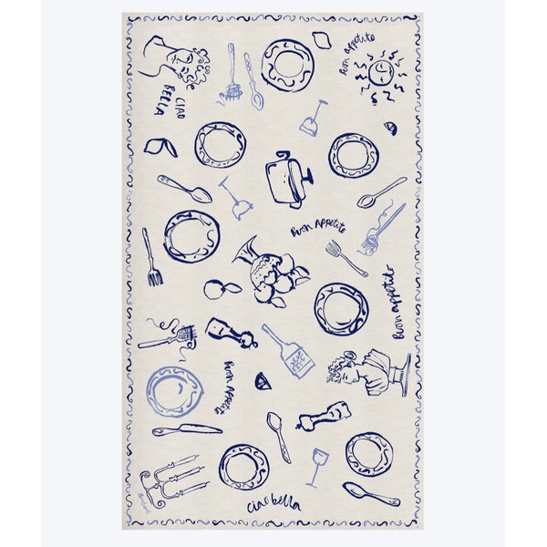 Ciao Bella Linen Tablecloth