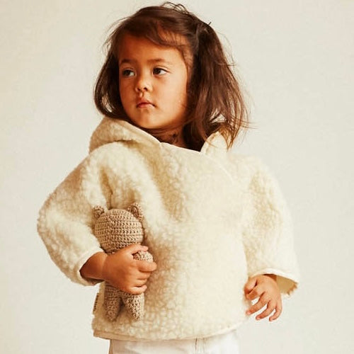 Merino Wool Snuggle Jacket (Milk)
