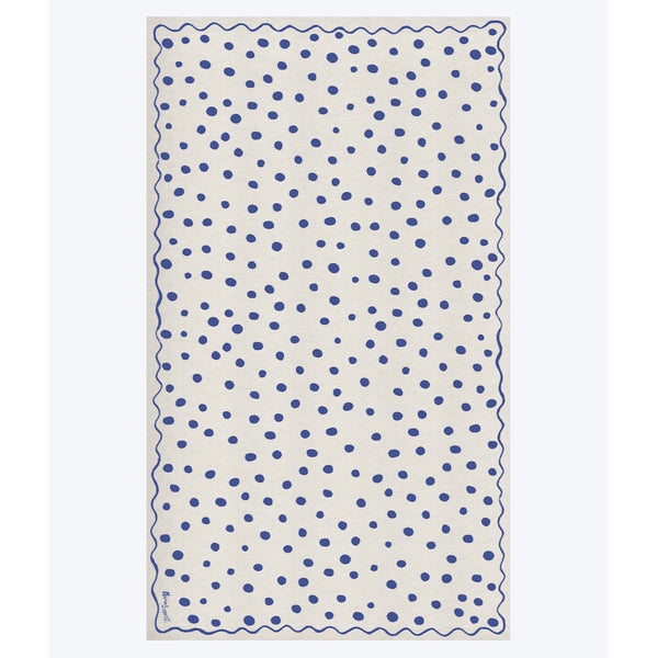 Polka Dot Linen Tablecloth