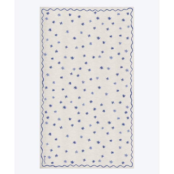 Stars and Squiggles Linen Tablecloth