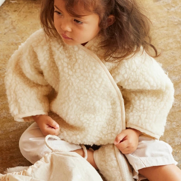 Merino Wool Snuggle Jacket (Milk)