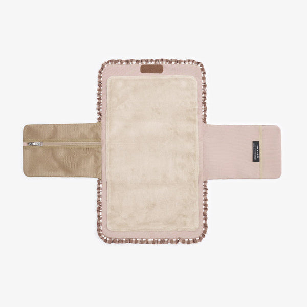 Etta Fold-Away Changing Mat Clutch (Brown Gingham)
