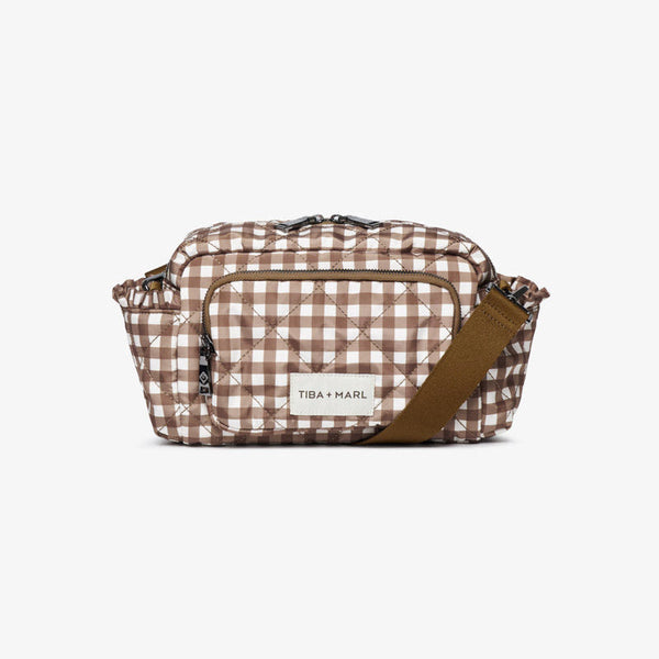 Inka Buggy Changing Bag Organiser (Brown Gingham)