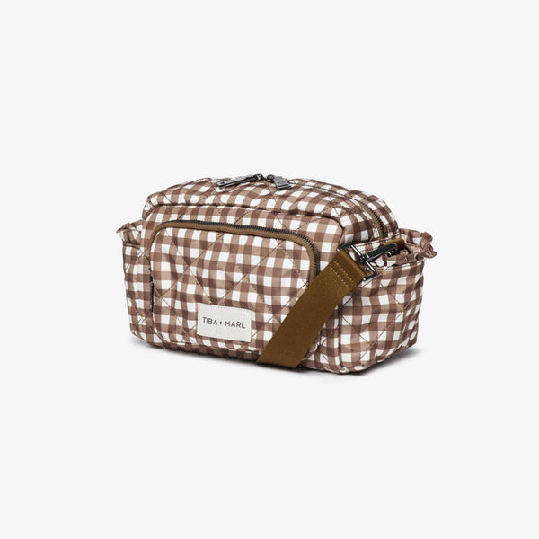 Inka Buggy Changing Bag Organiser (Brown Gingham)