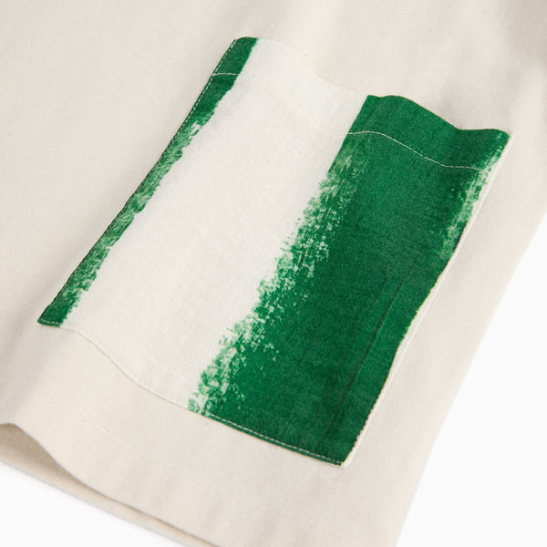Gisela Cotton Contrast Pocket T-Shirt (Blaze)