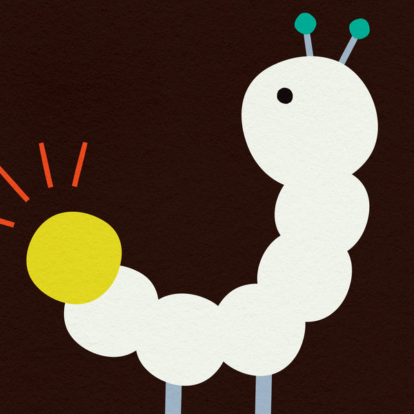 G for Glowworm- Alphabet Art Print