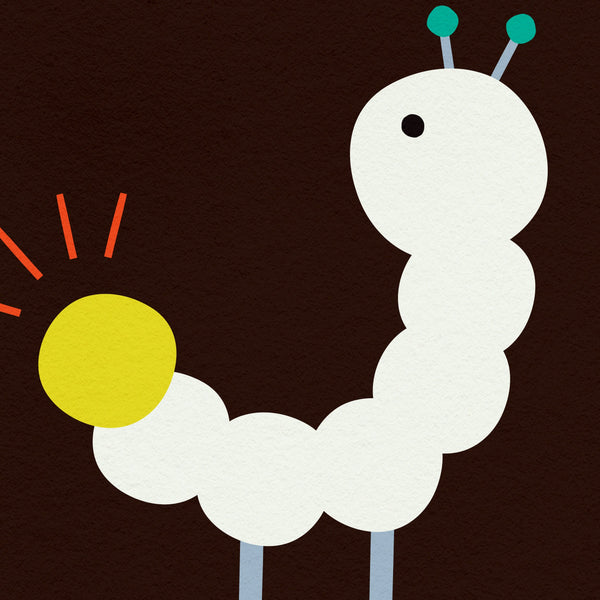 G for Glowworm- Alphabet Art Print