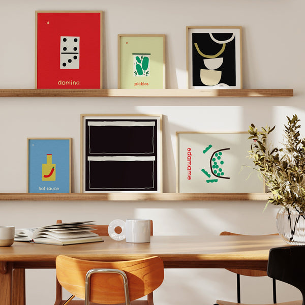 P for Pickles- Alphabet Art Print