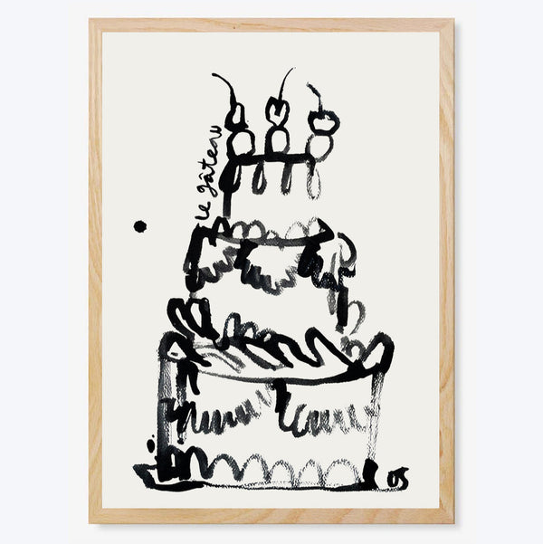 Le Gateau Art Print