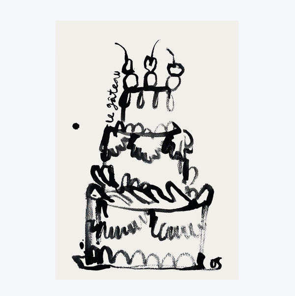 Le Gateau Art Print