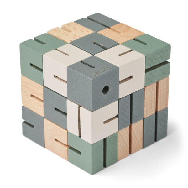 Gavin Building Block Puzzle Game (Faune Green)