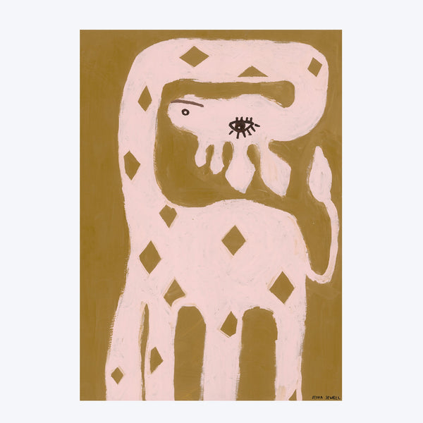 George the Giraffe Art Print