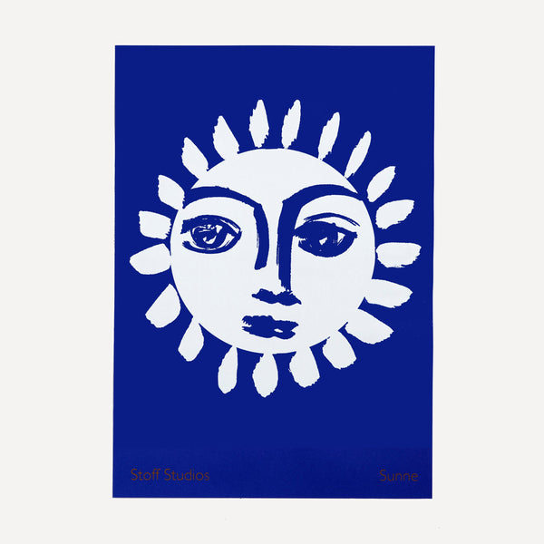 Sunne Art Print (Azure)