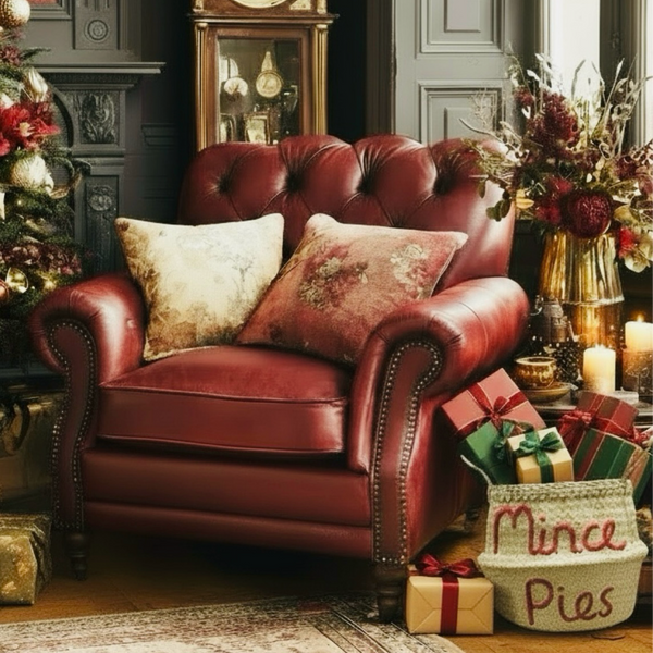 Mince Pie Handwoven Toy Storage Basket (Large)