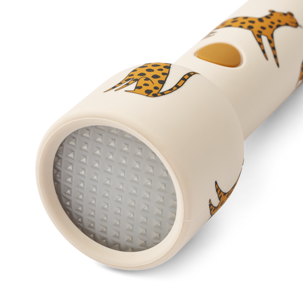 Gry Leopard Print Flashlight Torch (Sandy)