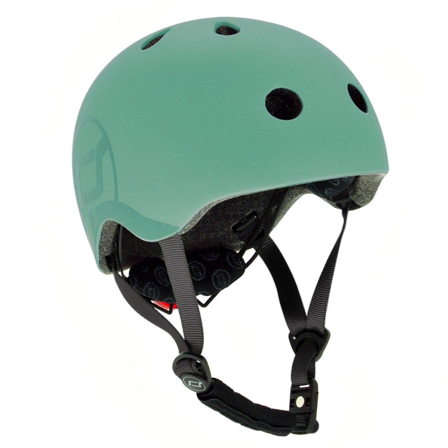 Scoot Ride Standard Child Safety Helmet - Forest Green