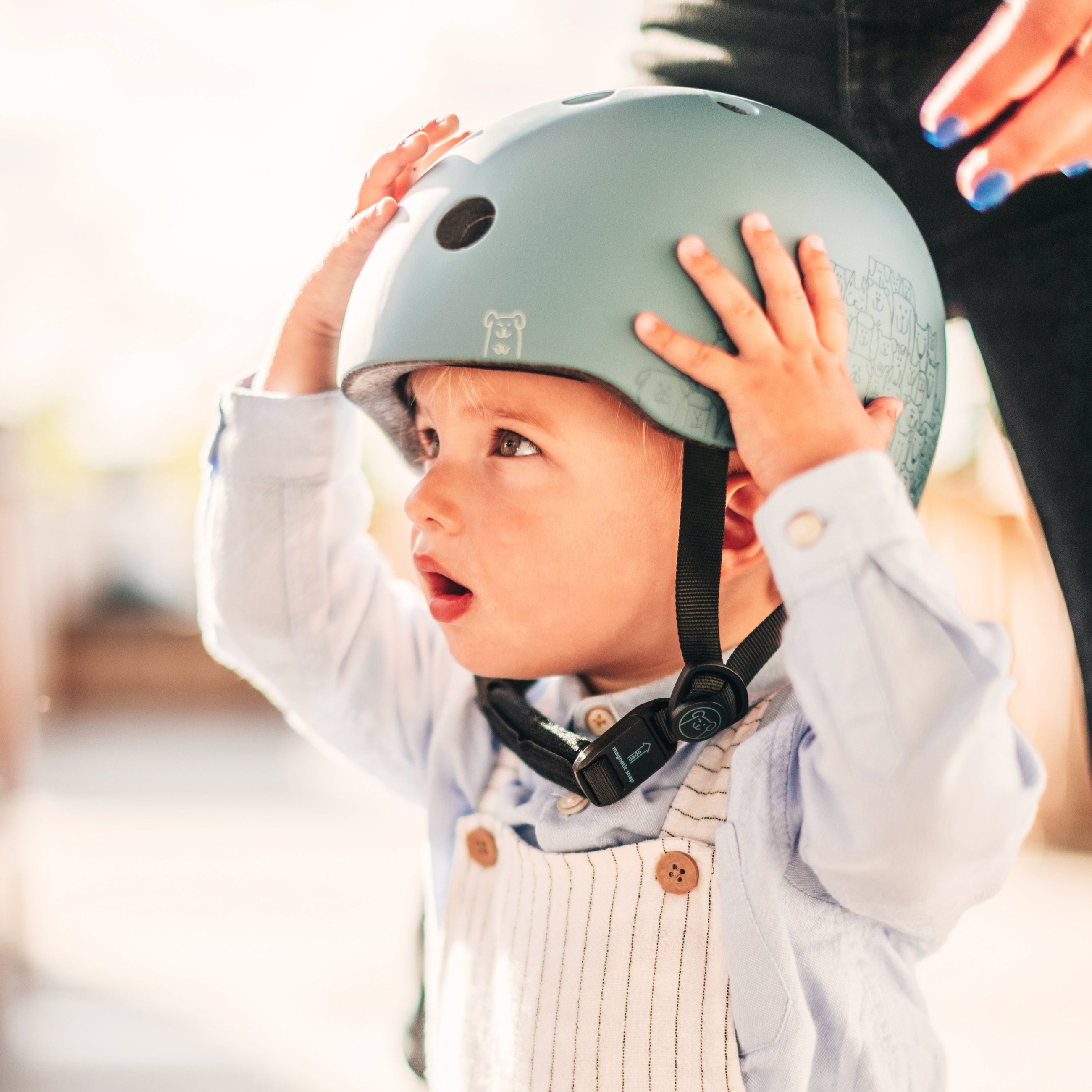 Scoot Ride Reflective Baby Bike Scooter Safety Helmet