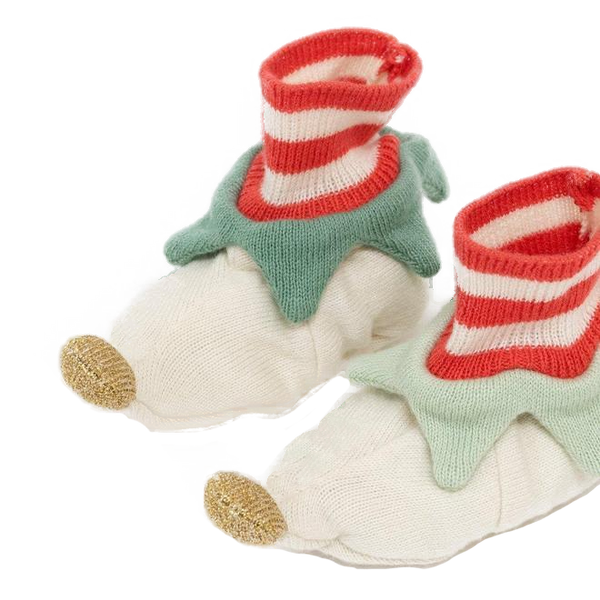 Elf Cotton Knitted Baby Booties