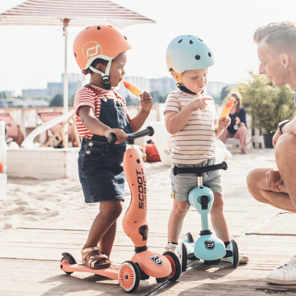 Highway Kick 1 Scooter and Pushbike All-in-One (Peach)