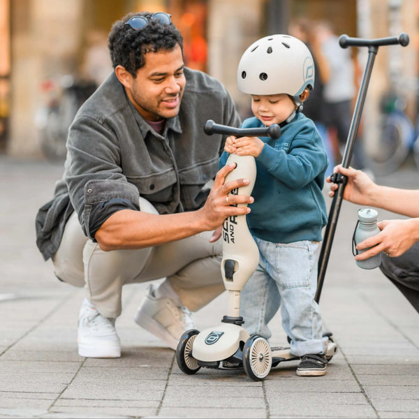 Highway Kick 1 Push & Go Bar Scooter + Pushbike (Ash)