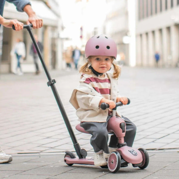 Highway Kick 1 Push & Go Bar Scooter + Pushbike (Wildberry)