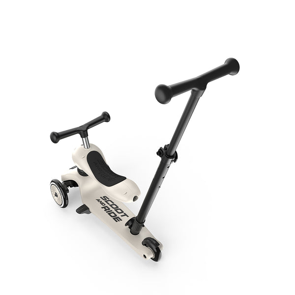 Highway Kick 1 Push & Go Bar Scooter + Pushbike (Ash)