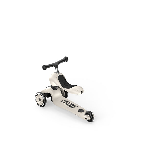 Highway Kick 1 Push & Go Bar Scooter + Pushbike (Ash)