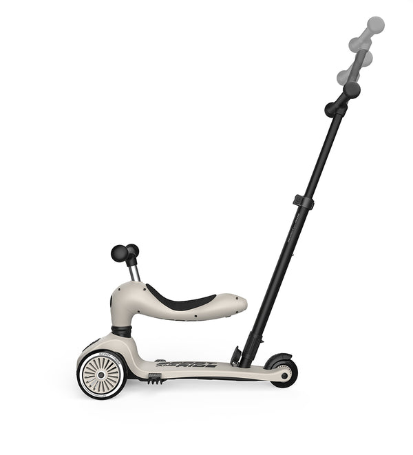 Highway Kick 1 Push & Go Bar Scooter + Pushbike (Ash)