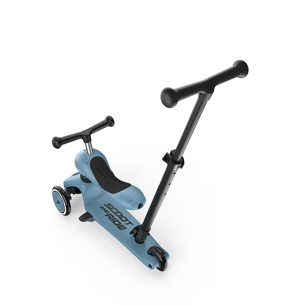 Highway Kick 1 Push & Go Bar Scooter + Pushbike (Steel)