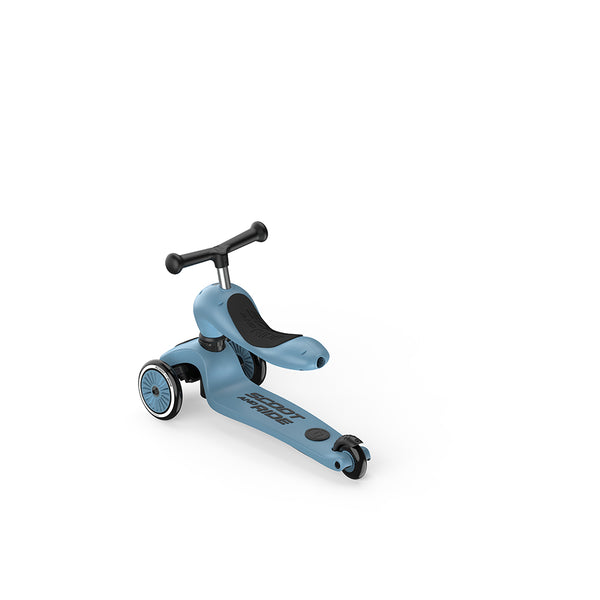 Highway Kick 1 Push & Go Bar Scooter + Pushbike (Steel)