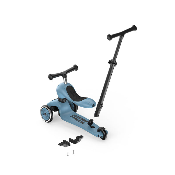 Highway Kick 1 Push & Go Bar Scooter + Pushbike (Steel)