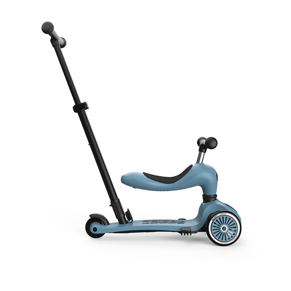 Highway Kick 1 Push & Go Bar Scooter + Pushbike (Steel)
