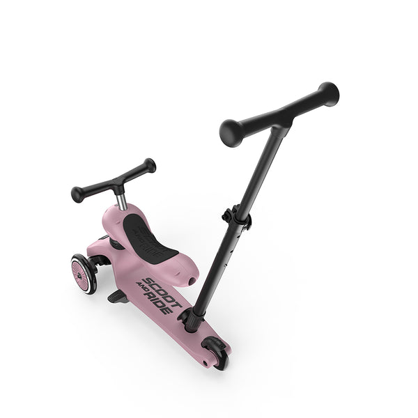 Highway Kick 1 Push & Go Bar Scooter + Pushbike (Wildberry)