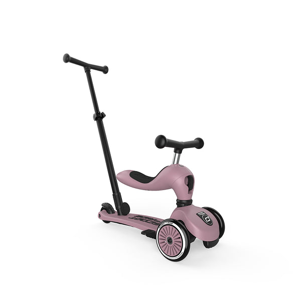 Highway Kick 1 Push & Go Bar Scooter + Pushbike (Wildberry)